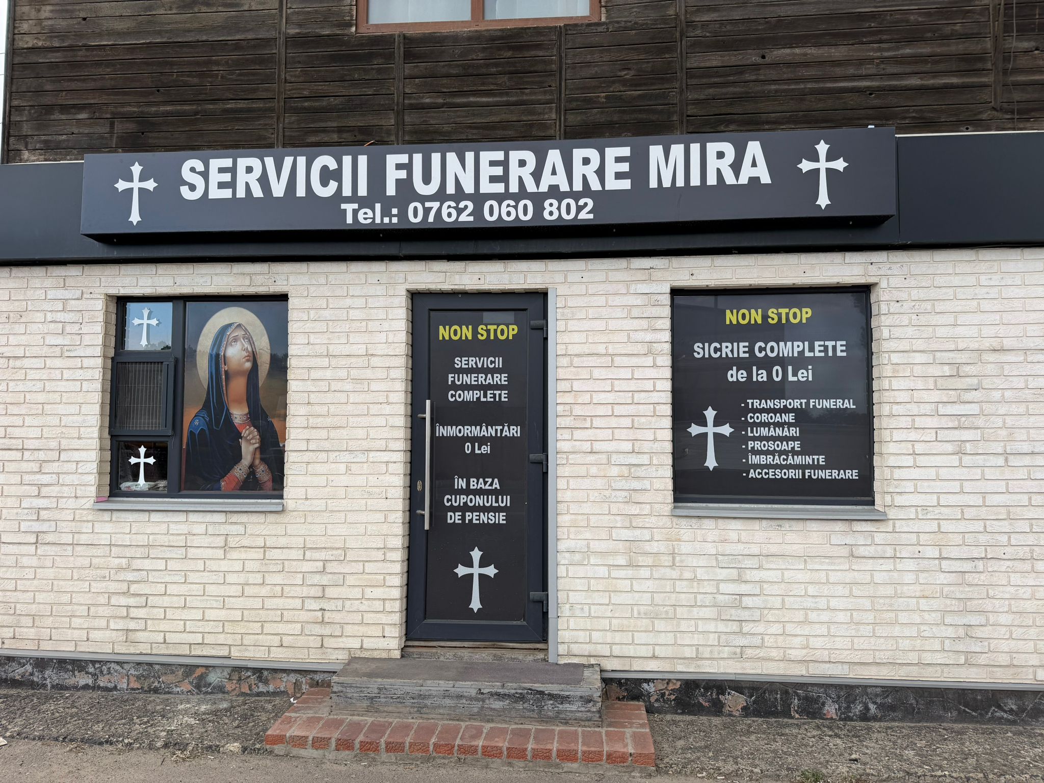 Servicii funerare Constanța — sediu Servicii Funerare MIRA, non-stop